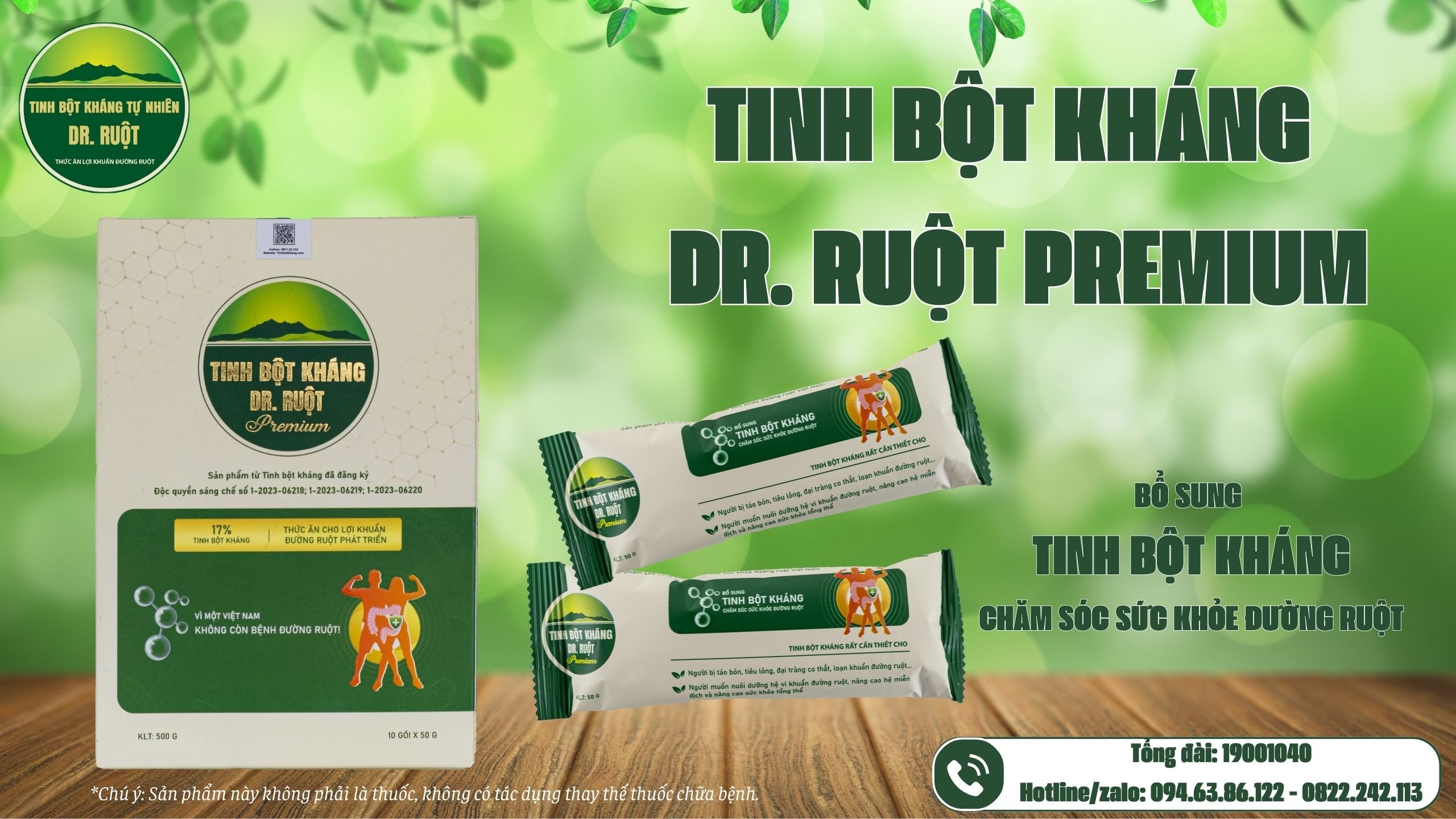 Tinh bột kháng Dr. Ruột hỗ trợ kiểm soát hội chứng ruột kích thích Tinh bột kháng Dr. Ruột hỗ trợ kiểm soát hội chứng ruột kích thích