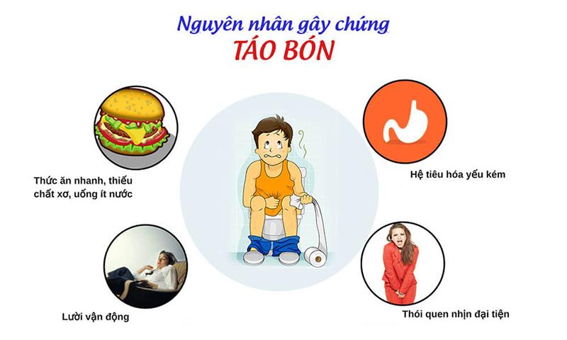 Nguyên nhân dẫn đến bệnh táo bón kéo dài