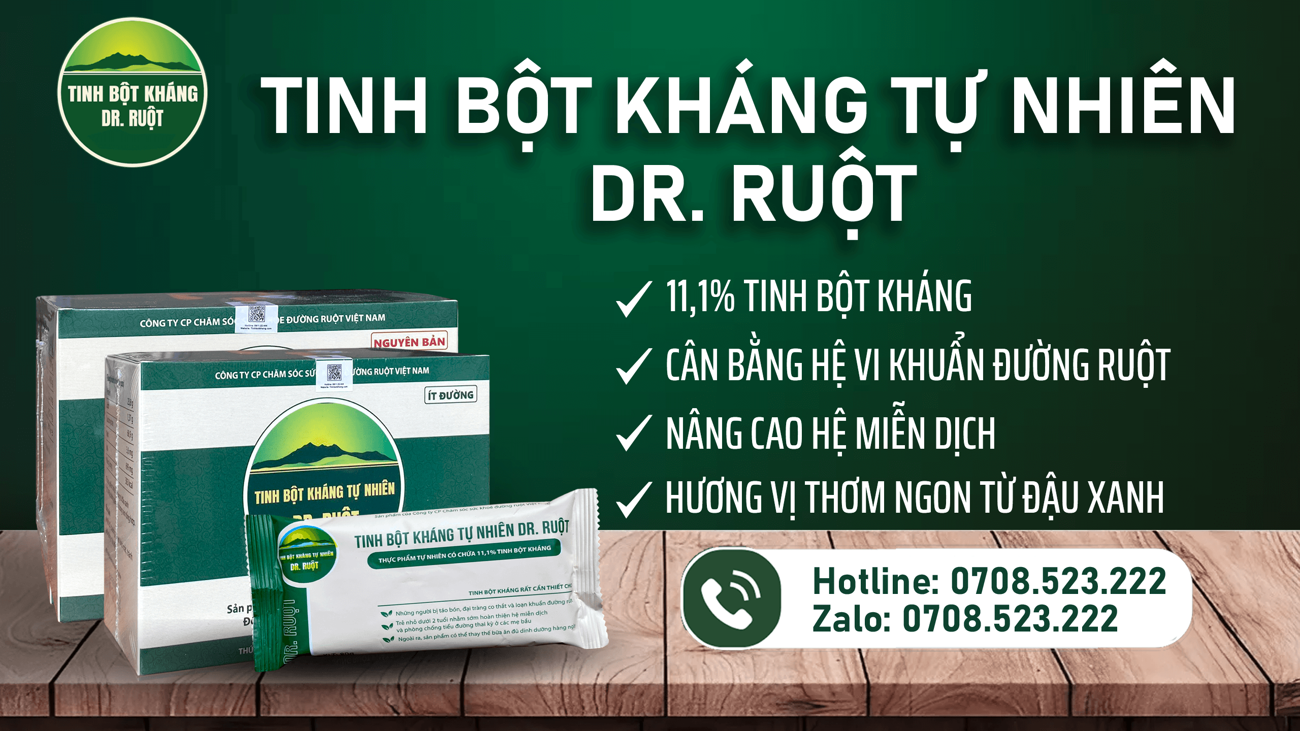 Banner Nguyên Bản Tinh bột kháng tự nhiên