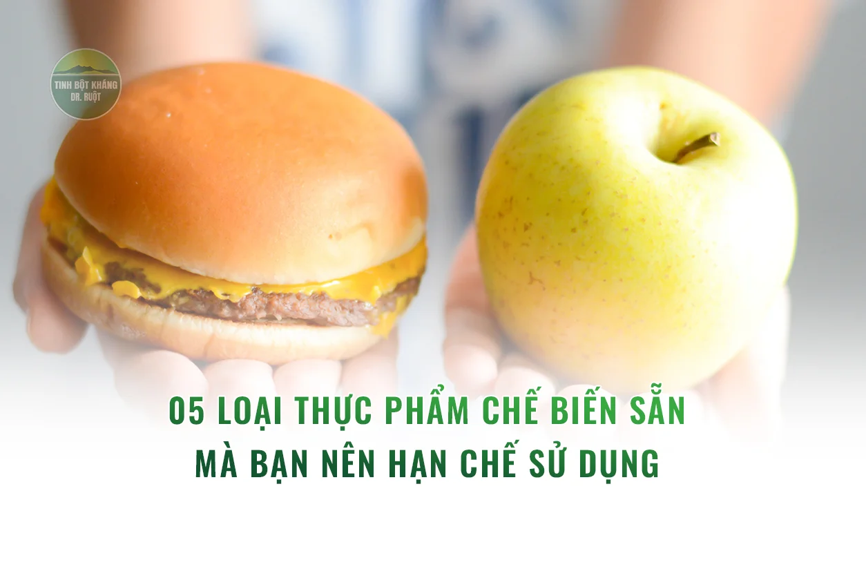 05 loại thực phẩm chế biến sẵn mà bạn nên hạn chế sử dụng