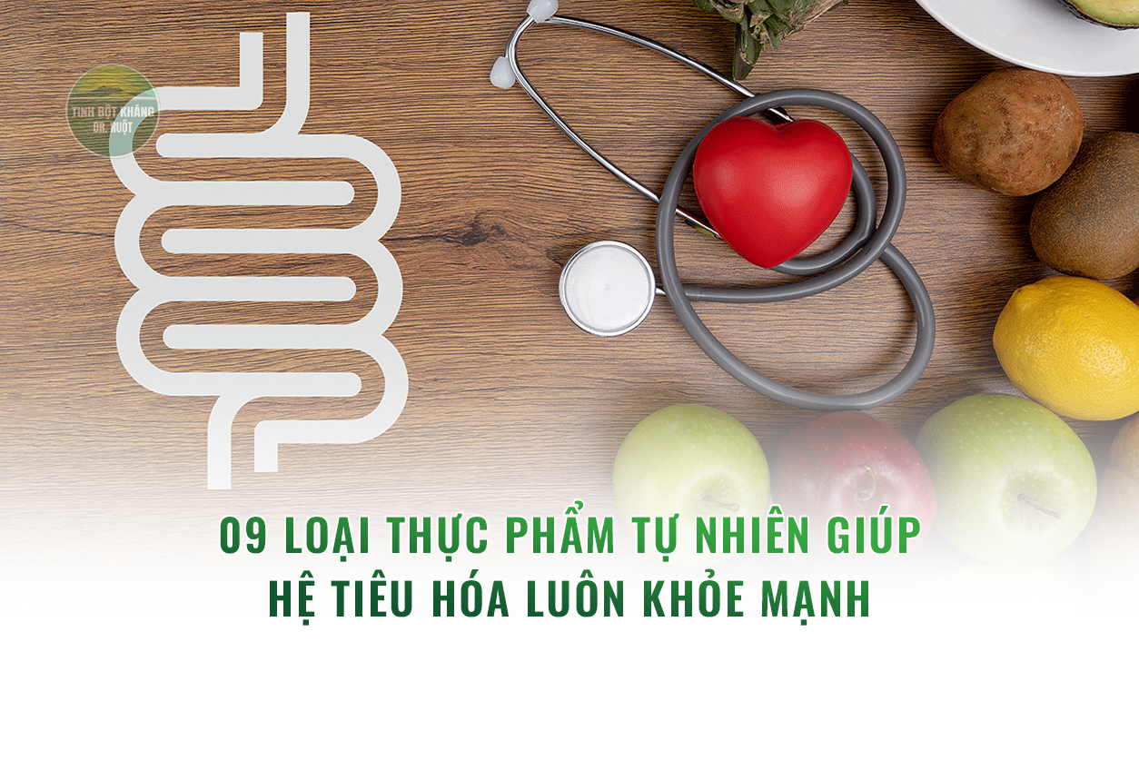 09 loại thực phẩm tự nhiên giúp hệ tiêu hóa luôn khỏe mạnh