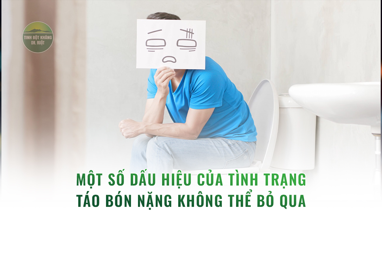 Một số dấu hiệu của tình trạng táo bón nặng không thể bỏ qua